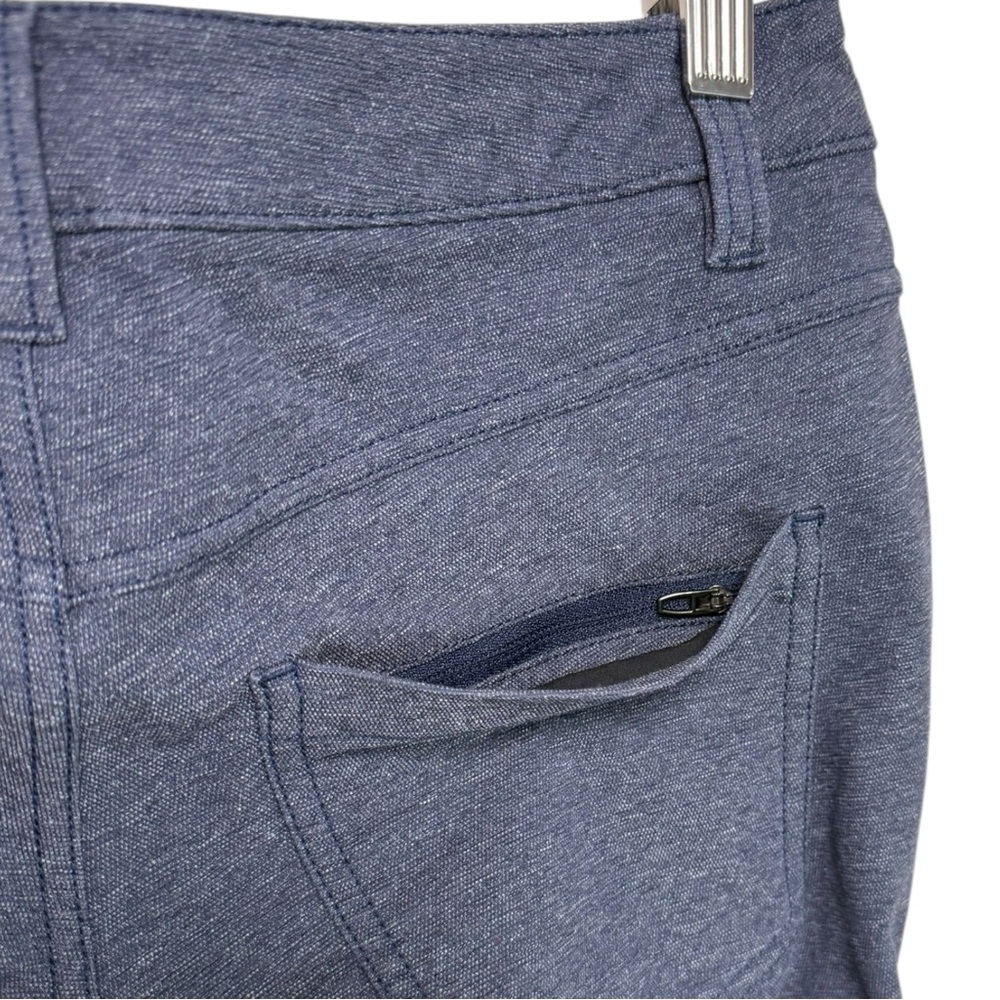 SOLD LULULEMON ABC Pant Skinny *Tech Canvas 32" Size 28 Heathered Deep Navy - Picture 9 of 11